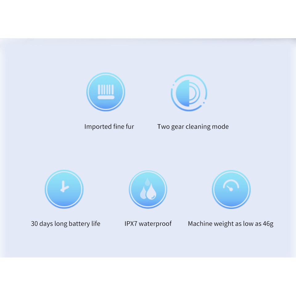 [Hàng mới về] Bàn chải đánh răng siêu âm Xiaomi Mi T100 sạc USB chống nước tốt cho sức khỏe màu tùy chọn cho người lớn