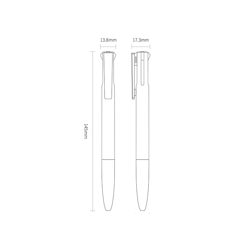 Bút gel 4 màu xanh lá / xanh dương / đỏ / đen ngòi 0.5mm chuyên dụng