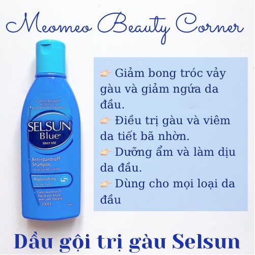 [Nội địa Úc] Dầu gội Selsun blue / Selsun gold chống gàu 200ml