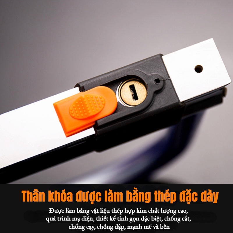 Khóa Chống Trộm Hình Chữ U Xe Máy. Khóa Xe Điện C - Lớp