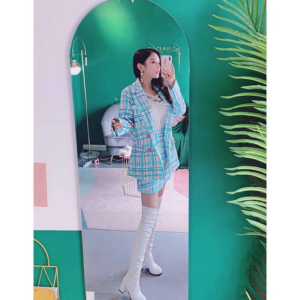 Sét bộ vest nữ mùa đông Emilyshop ulzzang