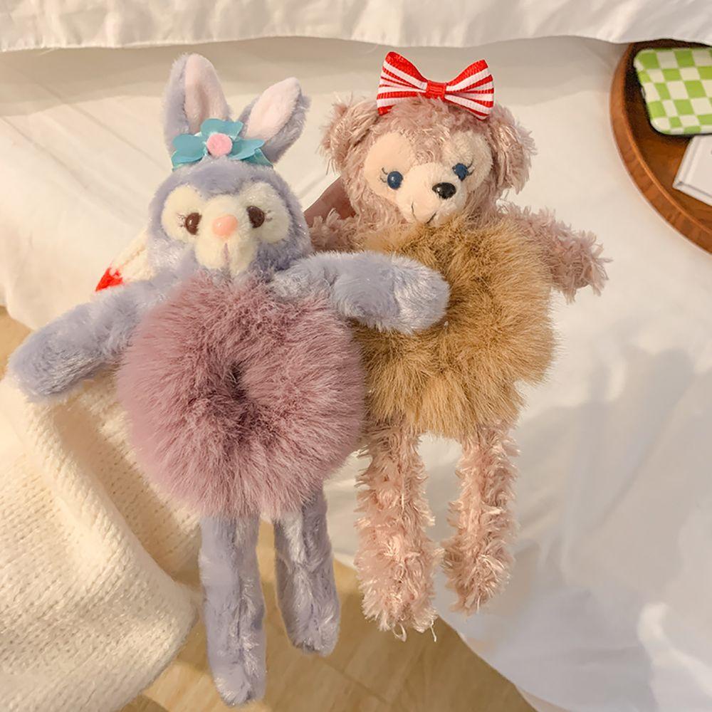 Dây Cột Tóc Hình Thỏ / Gấu Hoạt Hình Dễ Thương Ngọt Ngào Cho Nữ WMES15H