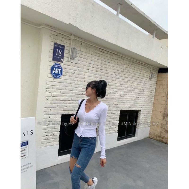 Áo thun tăm bèo ôm body