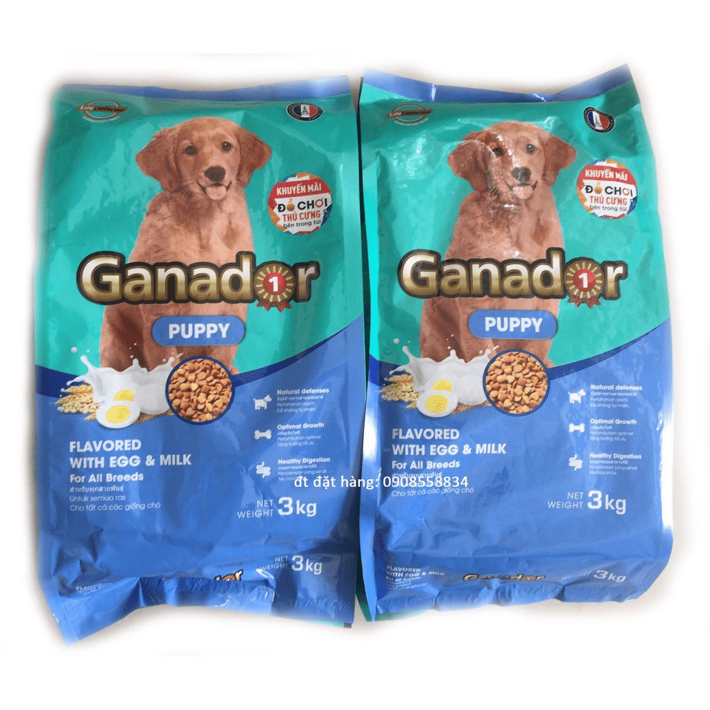 Hạt cho chó Ganador 400g - FIB's  - Thức ăn cho chó mọi lứa tuổi - Long Vũ Pet Food