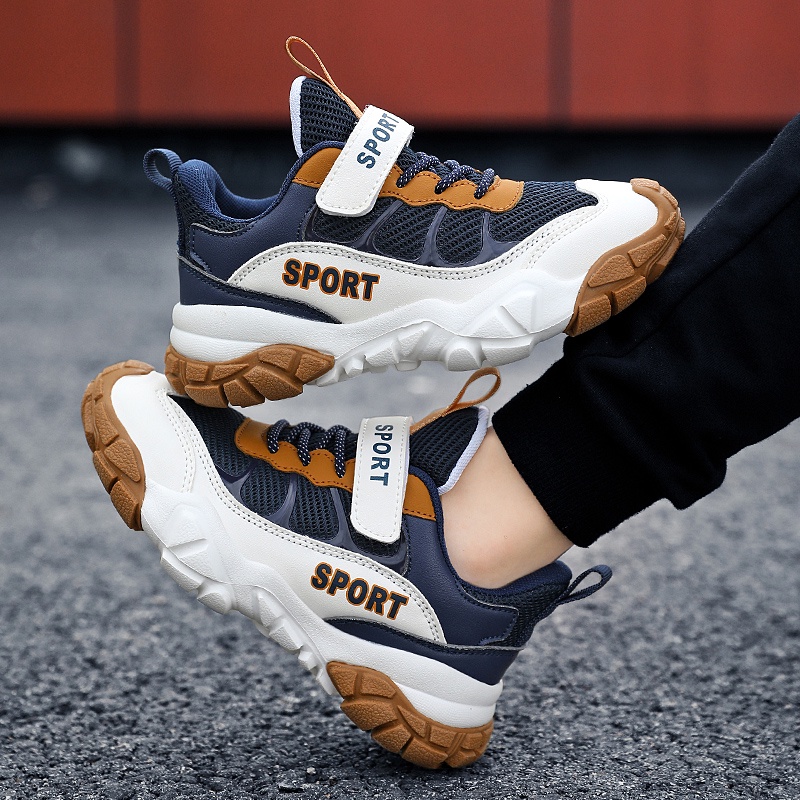 Giày Thể Thao Lưới Thoáng Khí Mới Cho Bé Trai