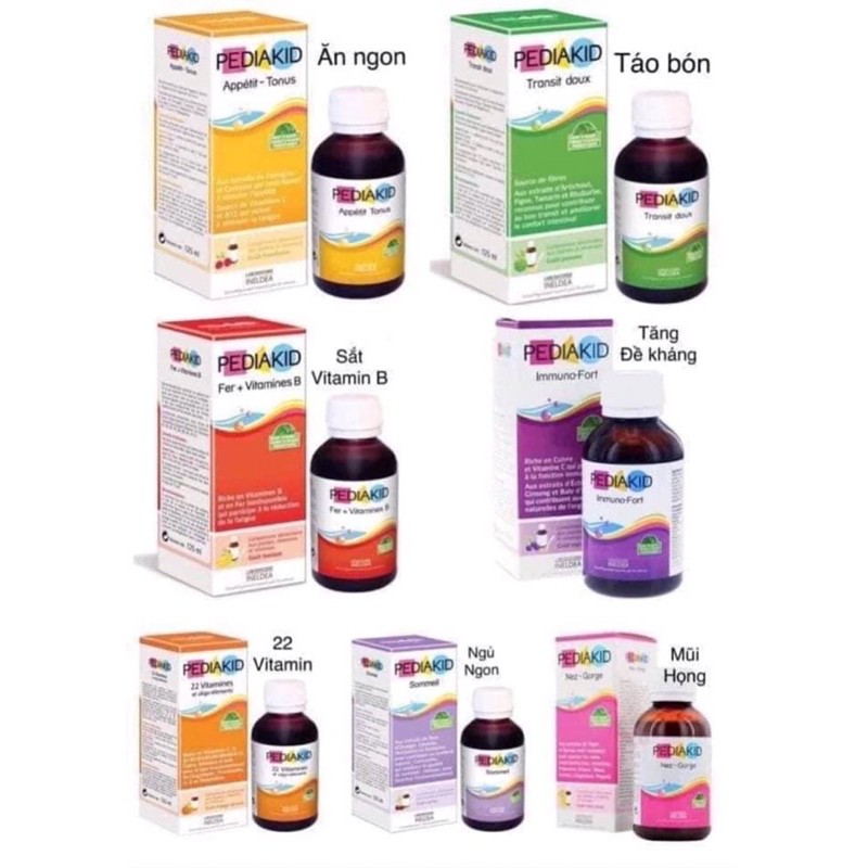Siro Pediakid Pháp thơm ngon ngọt dịu