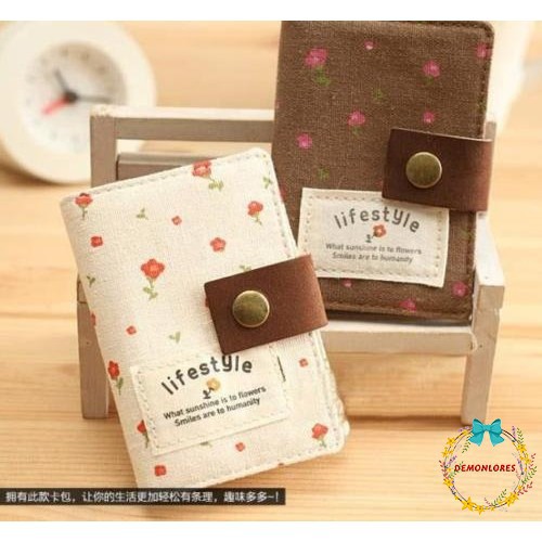 Ví họa tiết hoa nhí dễ thương dành cho nữ