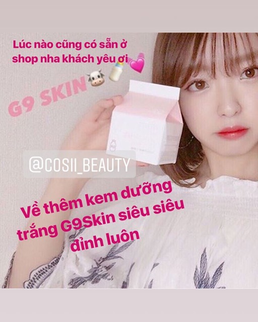 Kem dưỡng trắng da G9Skin