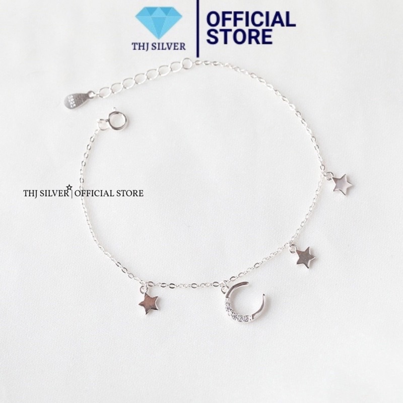 Lắc tay nữ THJ trăng sao nhỏ xinh - bóng đẹp