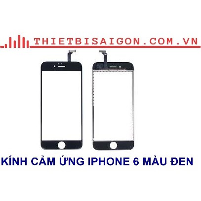 KÍNH CẢM ỨNG IPHONE 6 MÀU ĐEN