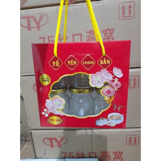 túi đựng 6 hũ yến chưng 70ml