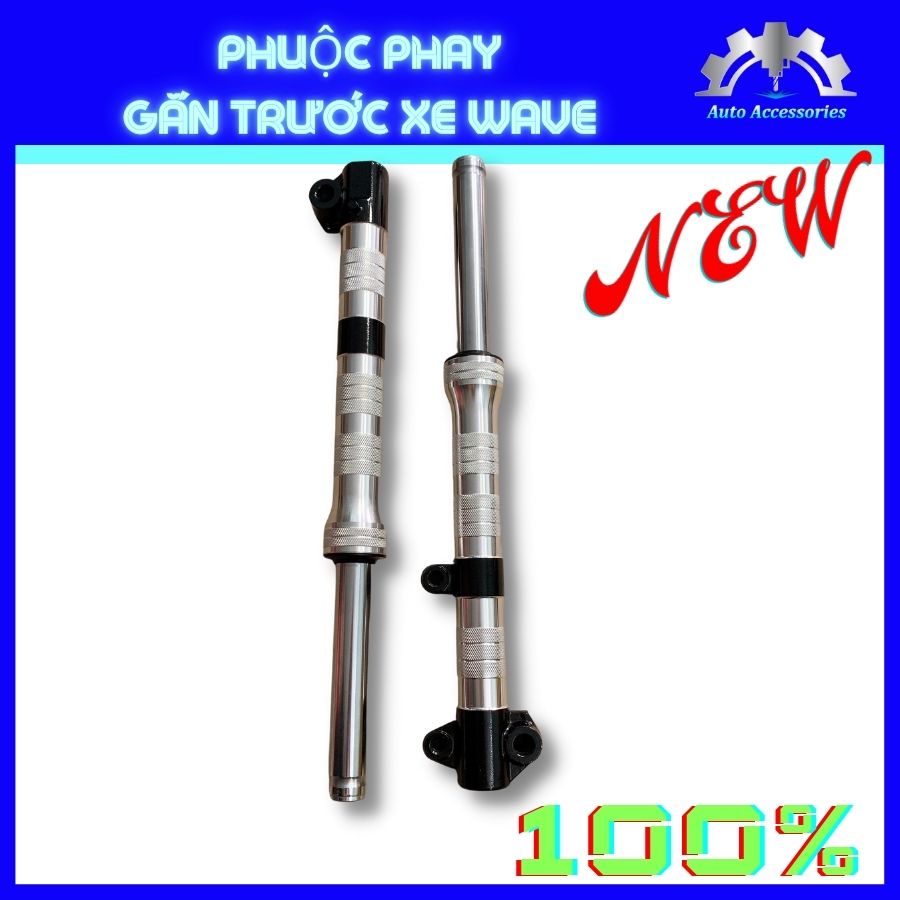 Phuộc Trước Phay Thái, Phuộc Trước Wave110 Wave Lớn Wave RSX lắp đặt như ZIn, Phay đẹp sắc nét, chuẩn chỉ