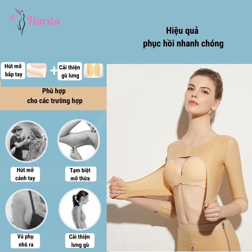 Áo gen nịt định hình tay lưng nách sau hút mỡ, nâng ngực Harita cao cấp xuất Nhật