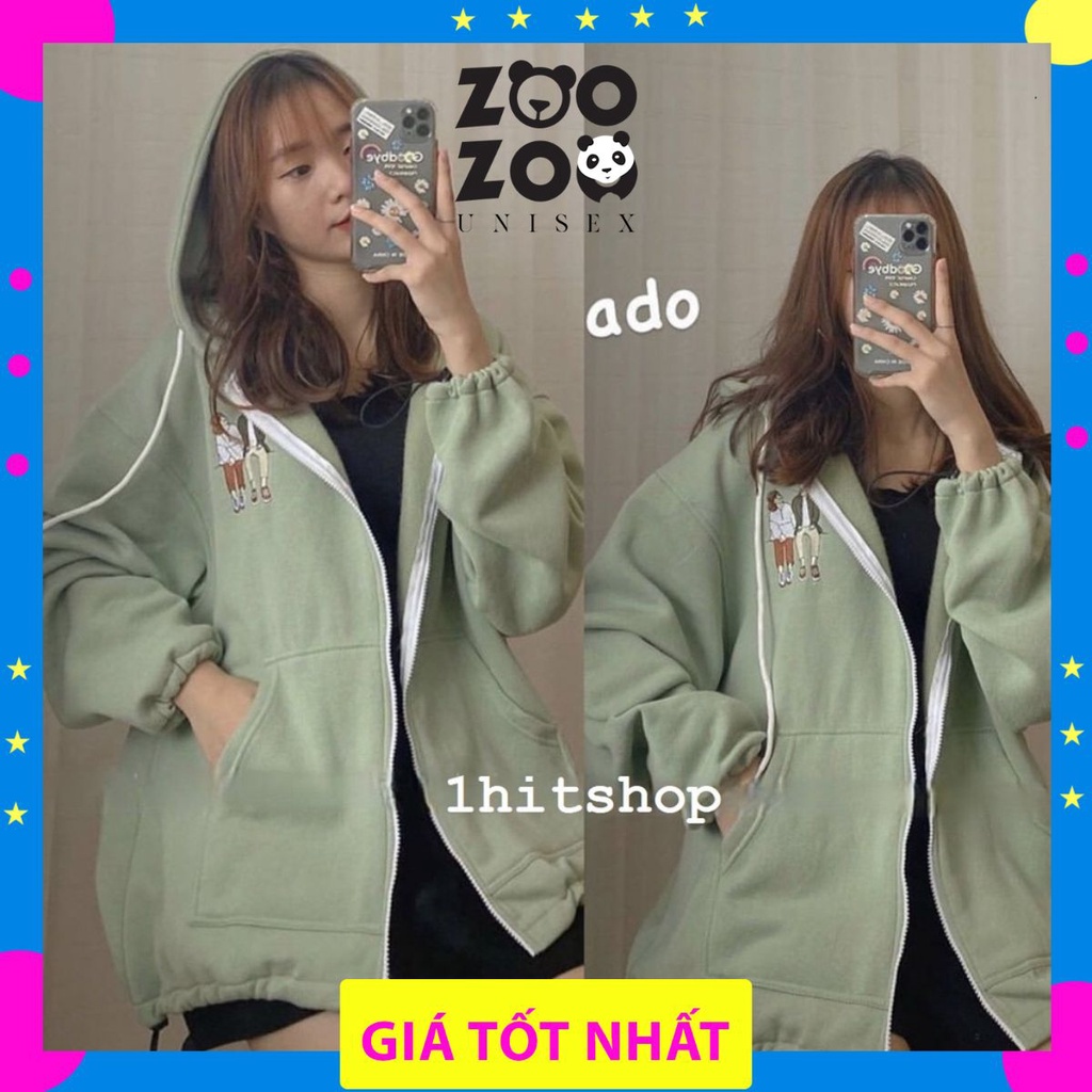 Áo Khoác COUPLE 2 NGƯỜI Ulzzang Unisex ZooZoo