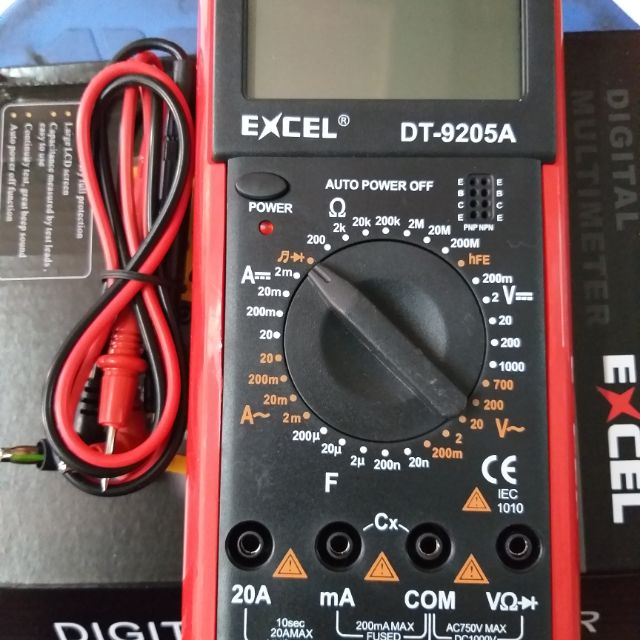 Đồng hồ số Excel_DT_9205