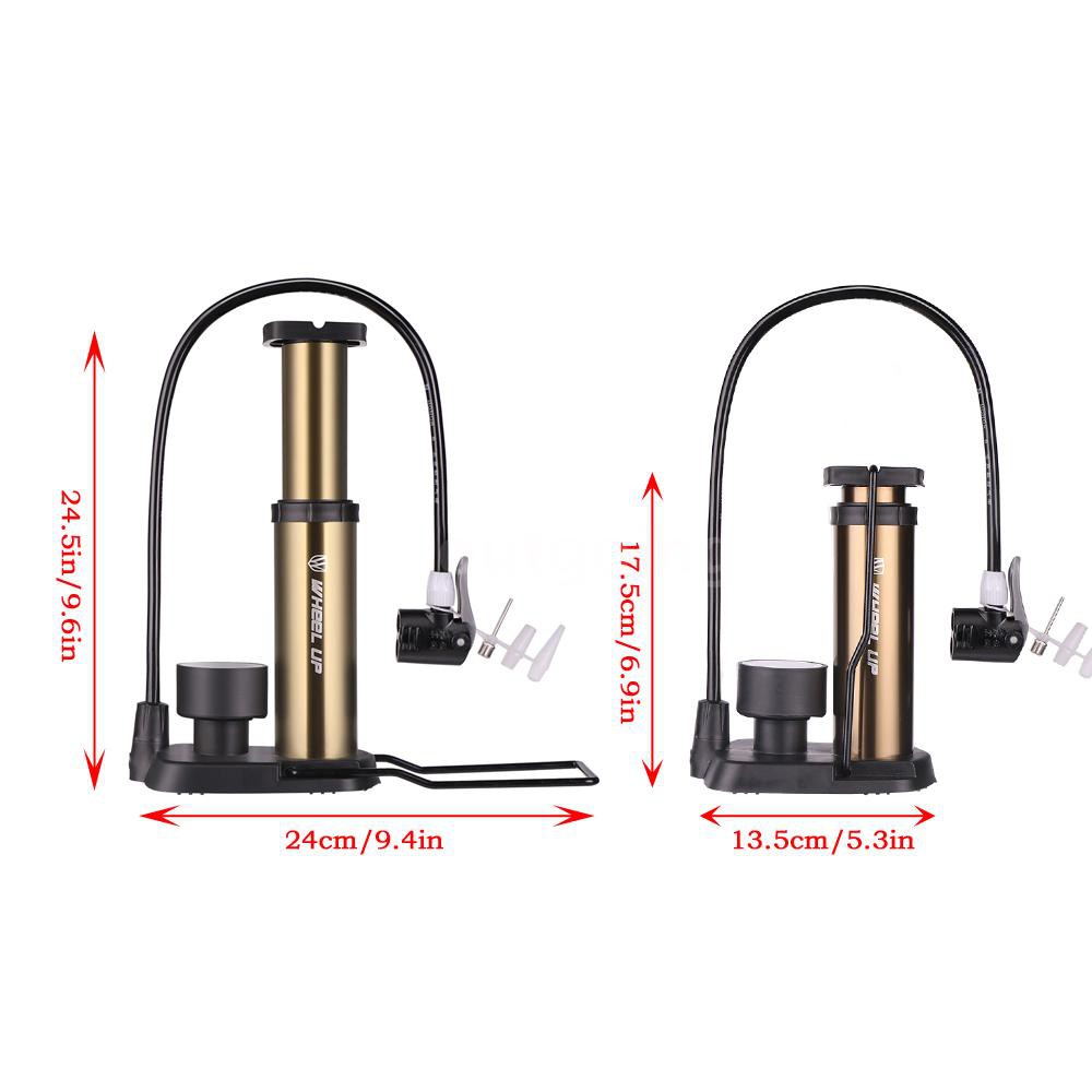 Bơm xe đạp 160 PSI MTB có đồng hồ đo áp suất cao