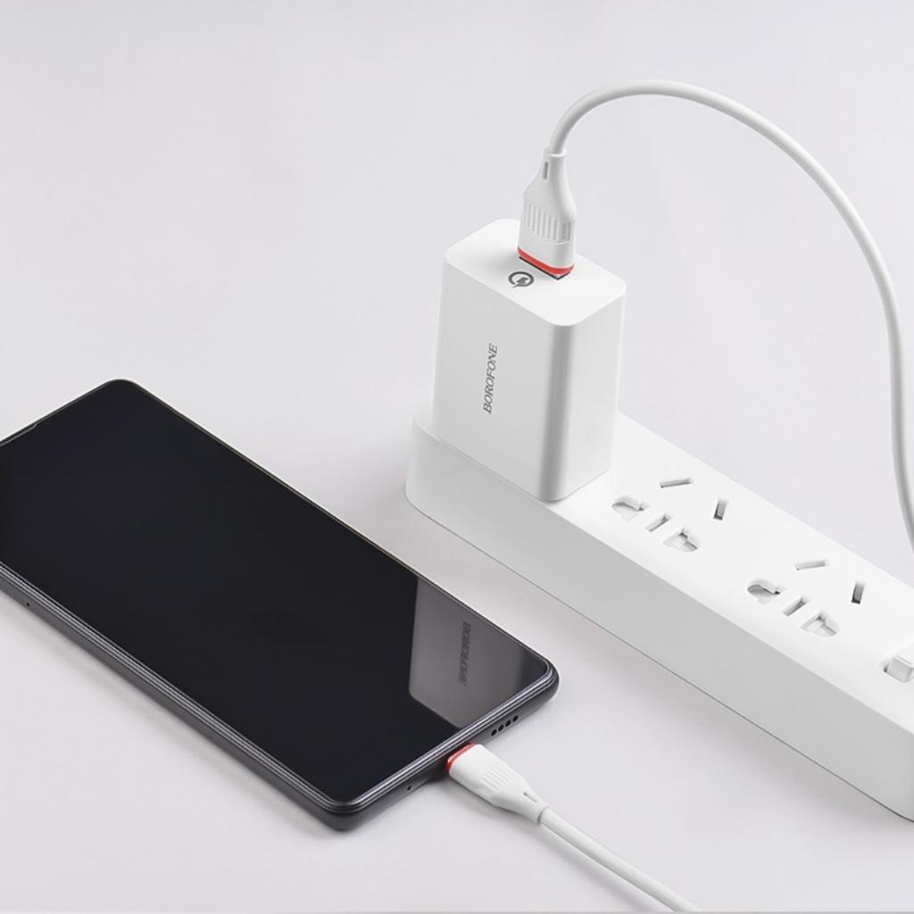 Củ sạc nhanh ip samsung xiaomi chính hãng Borofone BA20 - Cốc cục sạc nhanh cho dòng máy điện thoại