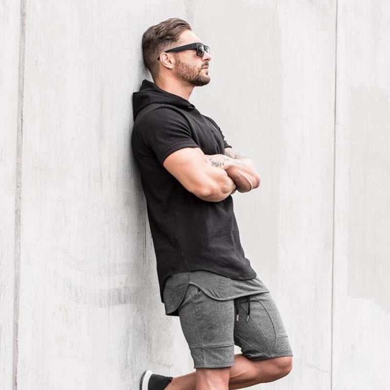 Áo Thun Nam Ngắn Tay Màu Trơn