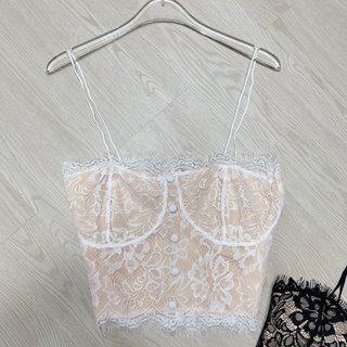 ÁO 2 dây bra chất ren (size từ 40 - 53kg )