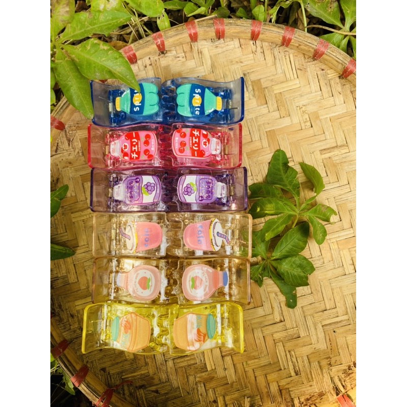 ( Giá sỉ) Lố 12 cái kẹp 5 răng nhựa chống gãy