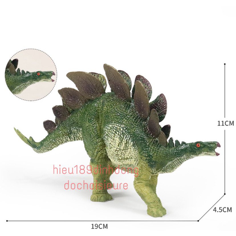 Mô hình khủng long Stegosaurus Nhựa đặc chắc tay