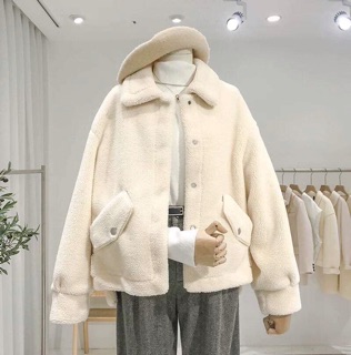 ÁO KHOÁC LÔNG CỪU DÀY DẶN
