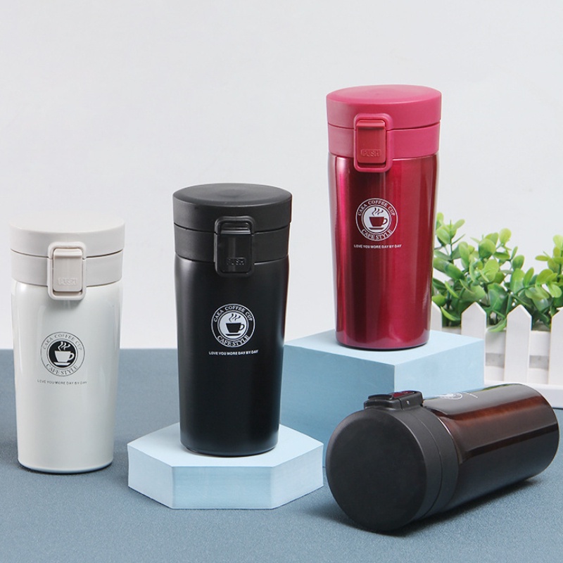 Cốc Giữ Nhiệt Bằng Thép Không Gỉ 304 Hai Lớp Dung Tích 380ml 12oz