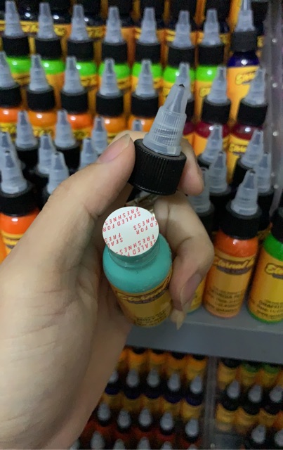 Mực xăm xanh ngọc chính hãng eternal hàng có sẵn