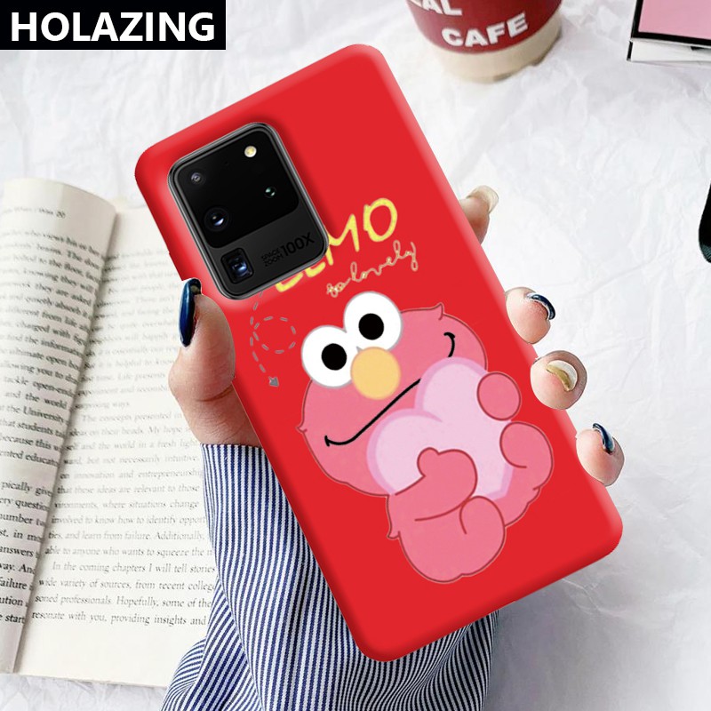 Ốp Điện Thoại Họa Tiết Hoạt Hình Elmo Kaso Sa Telepono Cho Samsung Galaxy S20 Plus S20 Ultra Note 20 10 Plus 9 S10 5g S10 S9 | BigBuy360 - bigbuy360.vn