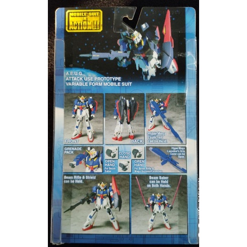 Mô hình Gundam MSIA, có khớp lắp sẵn, dòng Z, chính hãng Bandai năm 2000