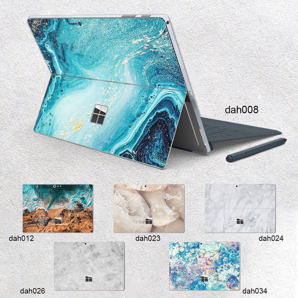 Skin dán hình vân đá cho Surface Go, Pro 2, Pro 3, Pro 4, Pro 5, Pro 6, Pro 7, Pro X