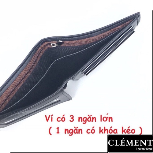 Ví da thời trang PU kiểu ngang – CM002 - BH 12 tháng - Nobox