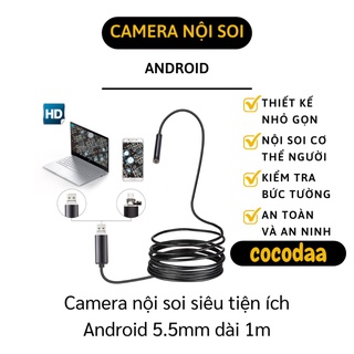 Camera nội soi - camera nội soi chống nước, kiểm tra tường, ống dẫn androi 5.5mm 8826