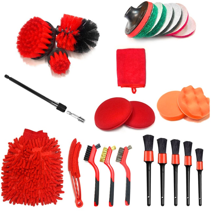 Set 26 Cọ Vệ Sinh Bụi Bẩn / Lỗ Khoan Điện Tử Cho Xe Hơi / Máy Khoan Da