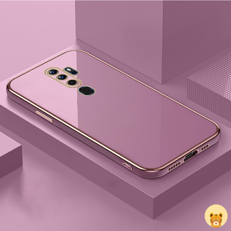 Ốp Điện Thoại Mạ Điện 7 Màu Sang Trọng Đơn Giản Dành Cho Oppo A9 2020 A5 2020