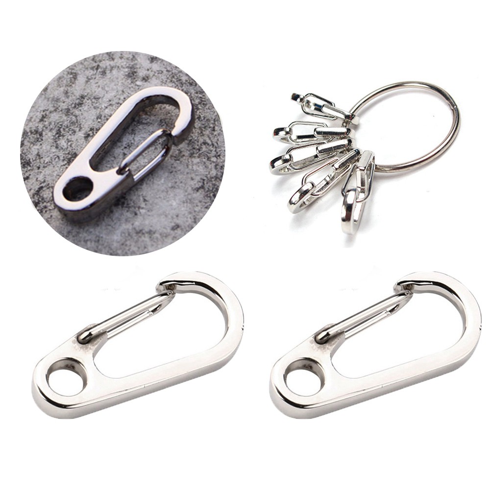 Gofidin 4/8 Móc Khóa Chữ D Mini Bằng Hợp Kim Nhôm Chất Lượng Cao