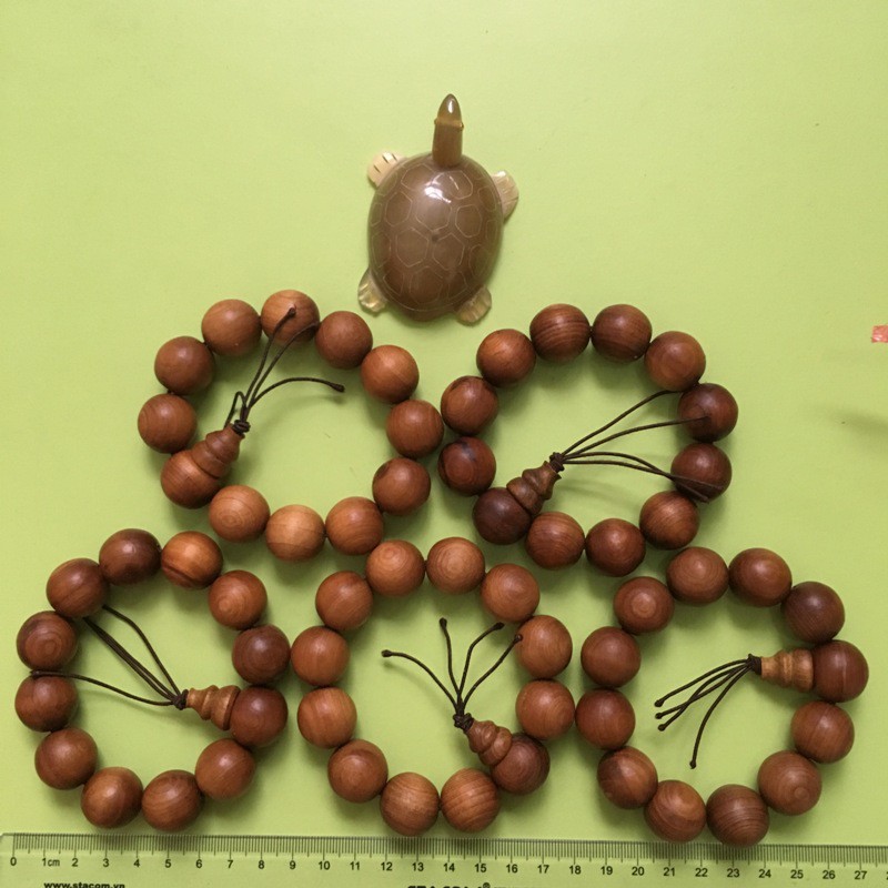 Chuỗi tràng hạt niệm Phật  gỗ ngọc am cao cấp (TH11: 11 hạt 16ly dài 26cm)