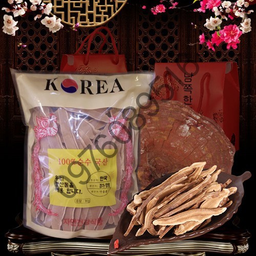Nấm linh chi đỏ Hàn Quốc cắt lát đóng gói