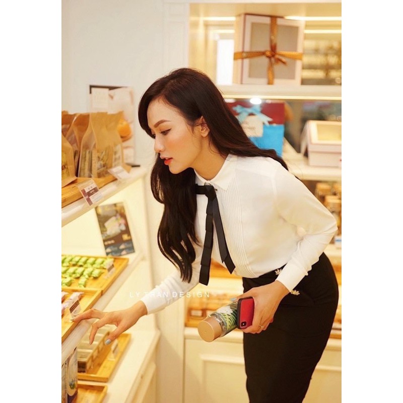 SƠ MI CÔNG SỞ - ÁO CÓ NƠ - KẾT HỢP CHÂN VÁY QUẦN ÂU SIÊU ĐẸP - HOÈN SHOP | BigBuy360 - bigbuy360.vn