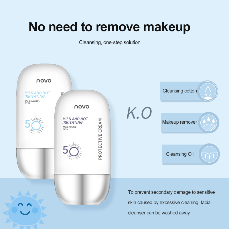 【Ready Stock】 Protective Cream Base Cream Makeup Primer Moisturizing Skin Invisible Pore Base 【Muee】