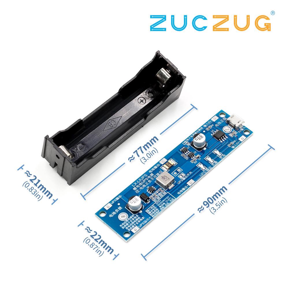 5V/12V 18650 Lithium Battery Boost Step Up Module Charge Discharge the Same Time UPS Protection Board Charger Circuit Li-ion | BigBuy360 - bigbuy360.vn