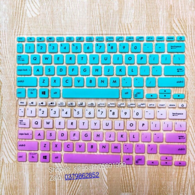Tấm silicon phủ bàn phím dành cho máy Asus VivoBook S14 Y406, Adol 14, S430UN, X420UA loại 14 inch