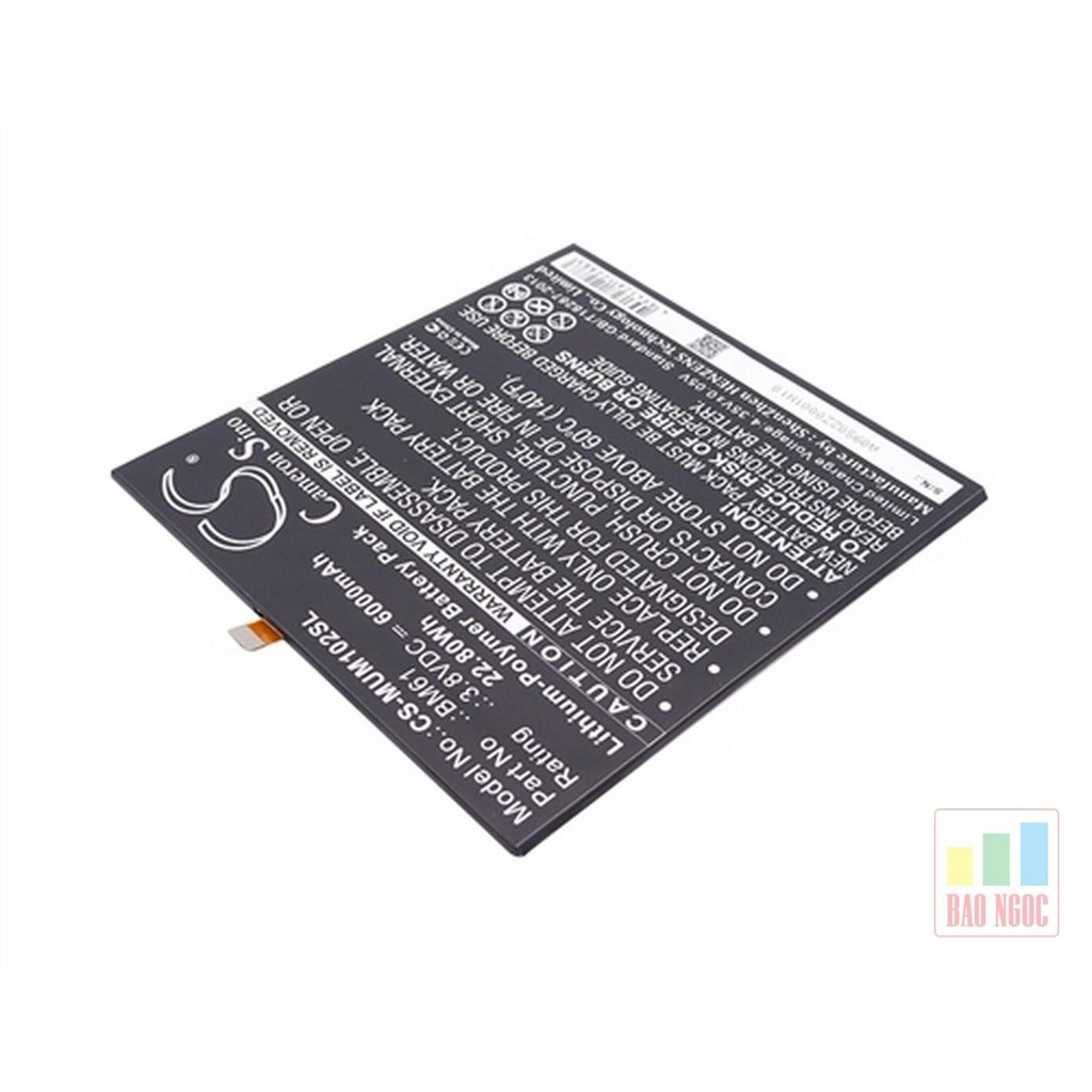 [Mã ELFLASH3 hoàn 10K xu đơn 20K] Pin Xiaomi MiPad 2/BM61