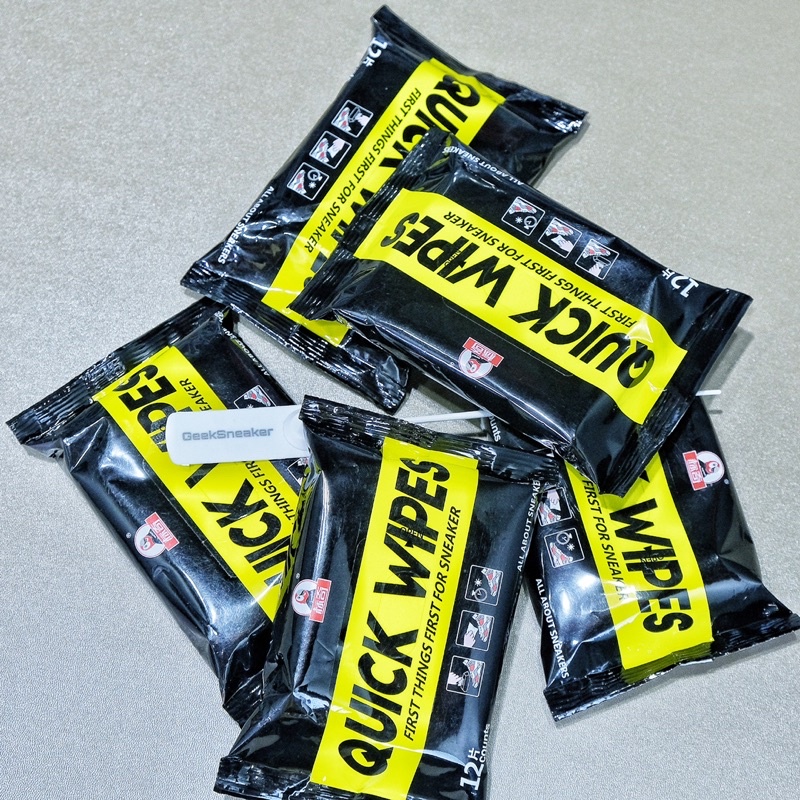 [GeekSneaker] Combo 12 khăn lau l Vệ Sinh Nhanh giày Sneaker Không cần giặt