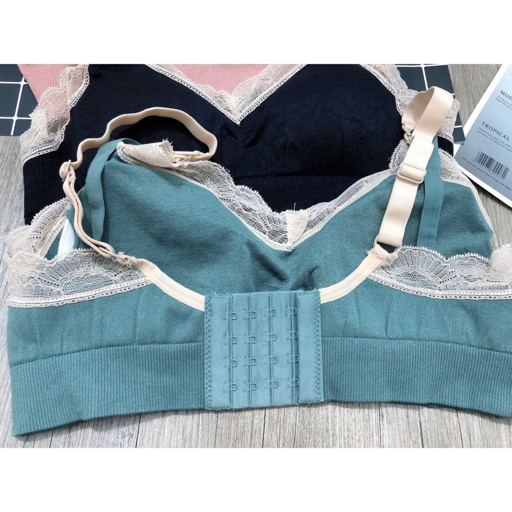 Áo Lót Bầu không gọng, áo ngực sau sinh, chất cotton mềm, thoải mái cho mẹ bầu mặc đến sau sinh