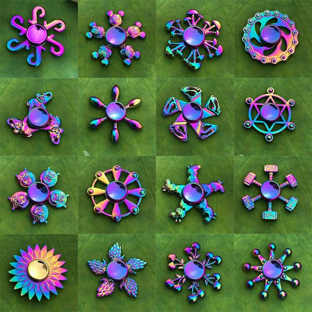 (200 mẫu) SPINNER GRADIENT G1-20 Kim loại con quay spinner giá sỉ