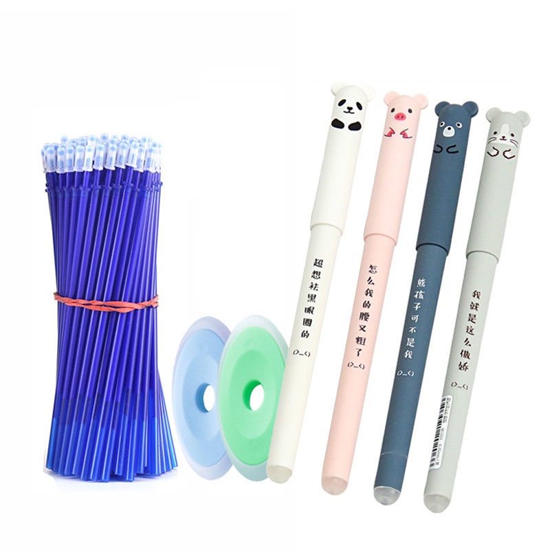 Set 26 Bút Bi Ngòi 0.5mm Hình Gấu Trúc Dễ Thương