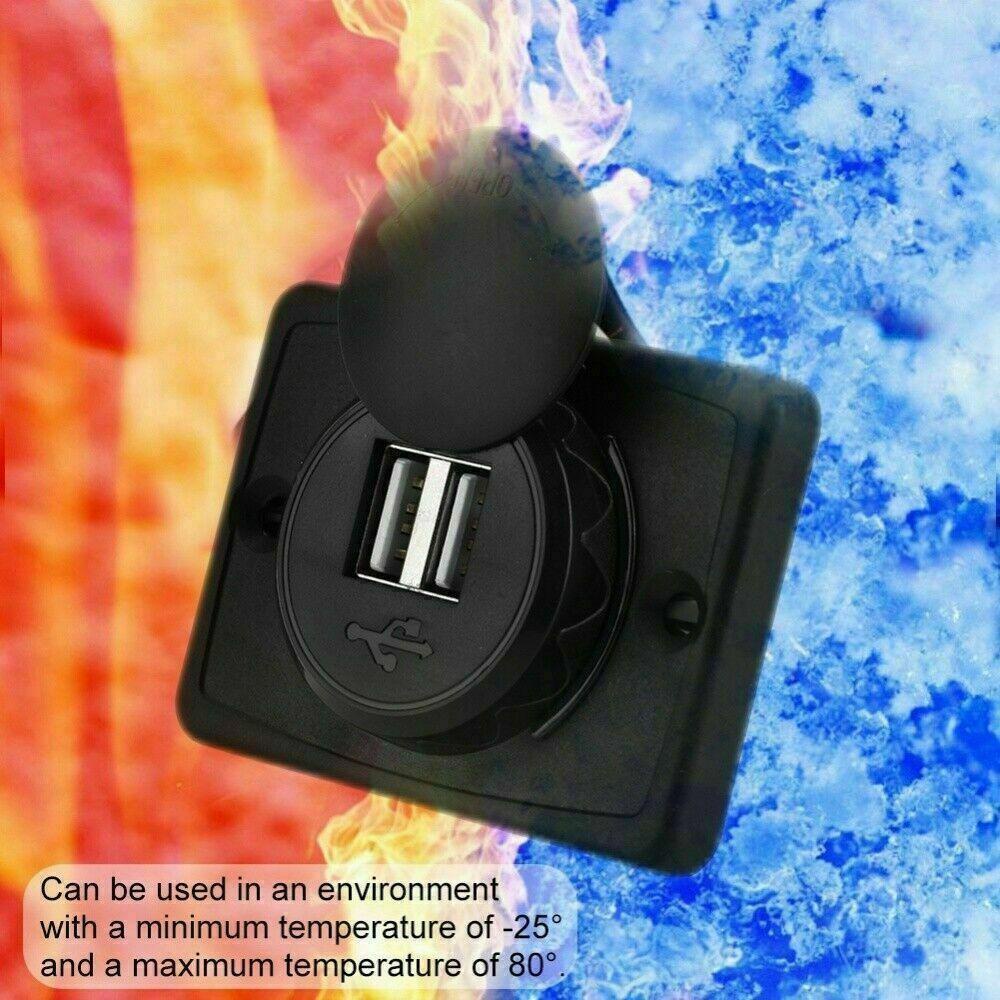 JONYE Ổ Cắm Điện USB Kép Thông Dụng Cho Xe Hơi