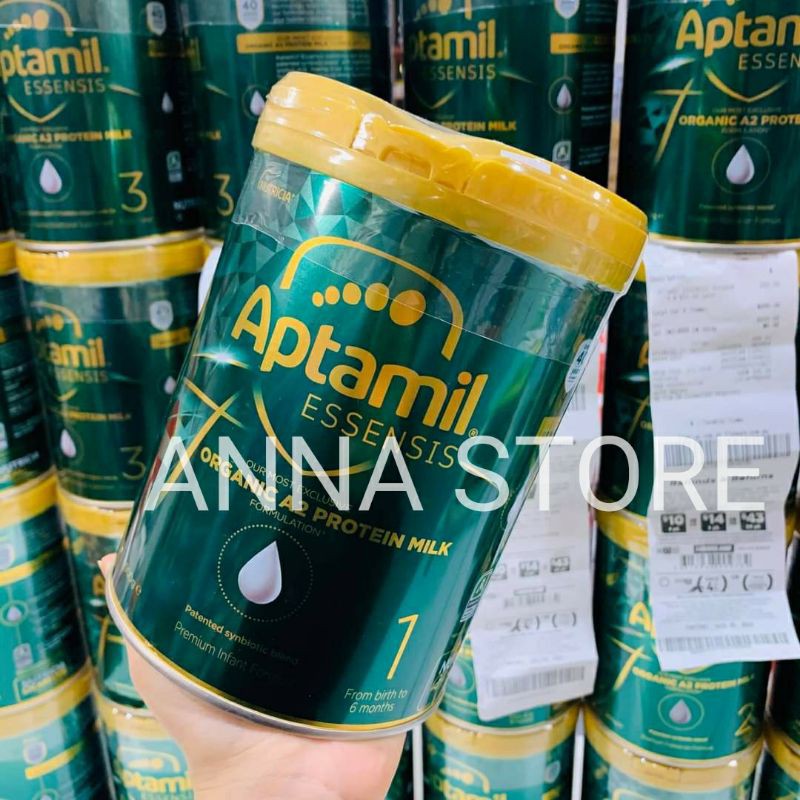 Sữa Aptamil Essensis Organic Đủ Số 1,2,3 Sữa Hữu Cơ Đạm Sạch Hỗ Trợ Tăng Sức Đề Kháng Cho Bé Hộp 900g