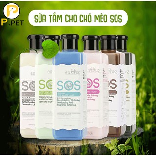 SỮA TẮM SOS DÀNH CHO CHÓ VÀ MÈO - Chai 530ml - P.Petshop